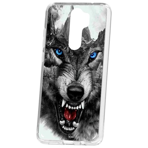 фото Чехол на xiaomi redmi note 8 pro kruche print волк