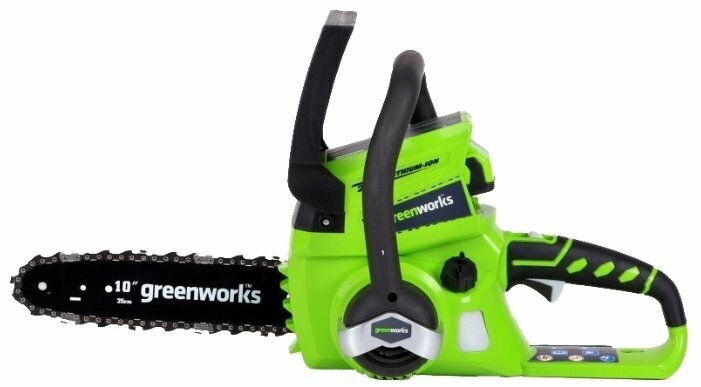 фото Пила цепная аккумуляторная GreenWorks G24CS25, 24V, 25см, без АКБ и ЗУ