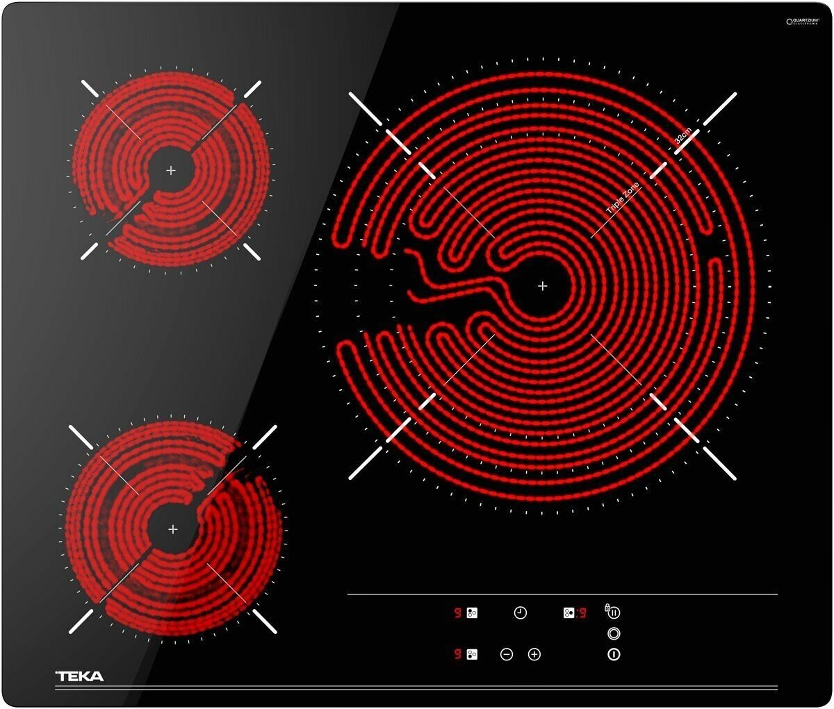 Стеклокерамическая варочная панель TEKA TBC 63632 TTC BLACK