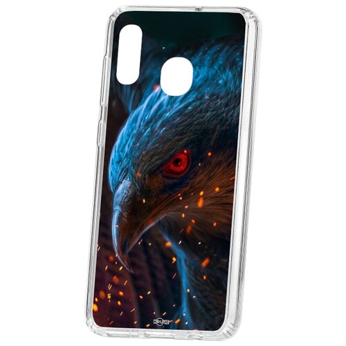 фото Чехол на samsung galaxy a20 2019 kruche print орел