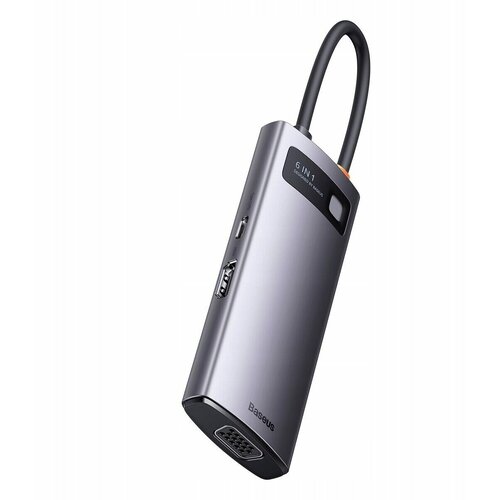 Хаб Baseus 6в1 USB-C 3x USB 30HDMI 4K VGA WKWG030013 399900₽