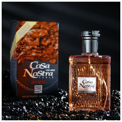 Туалетная вода Cosa Nostra Solo Intense Perfume, мужская, 100 мл туалетная вода мужская cosa nostra intense perfume 100 мл 1272200