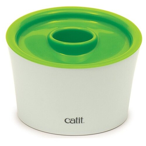 Кормушка Catit Senses 2.0 Multi Feeder 3 л 3 л белый/зеленый 18.9 см игрушка для кошек catit игровая дорожка senses 2 0 волнистая