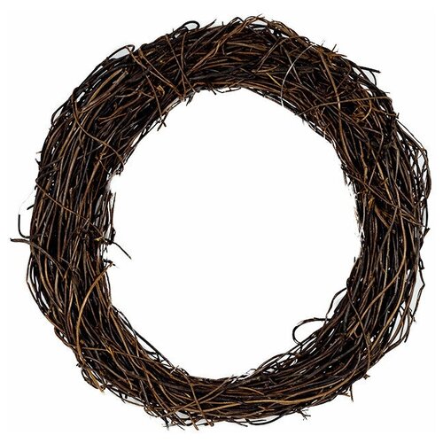 Венок для декорации 20 см ротанг 381₽