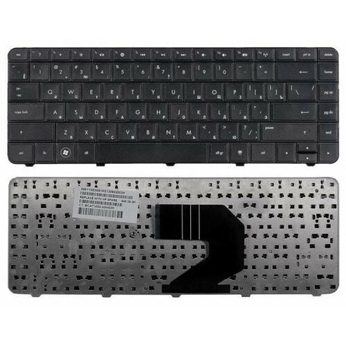 Клавиатура для ноутбука HP Pavilion G4, G4-1000, G6, G6-1000, Compaq CQ43, CQ57, CQ58, 430, 630, 635 черная клавиатура для ноутбука hp pavilion g4 g4 1000 g6 g6 1000 cq43 cq57 cq58 430 630 635 черная