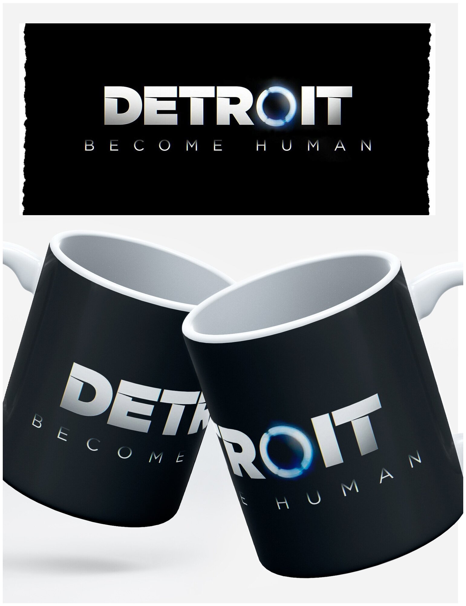 Кружка RocketCup с принтом "Detroit: become human" игра