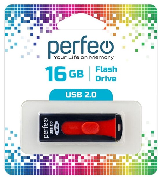 USB флешка Perfeo 16GB S01 Black