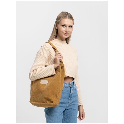 фото Шоппер, сумка вельветовая, на молнии андртекс