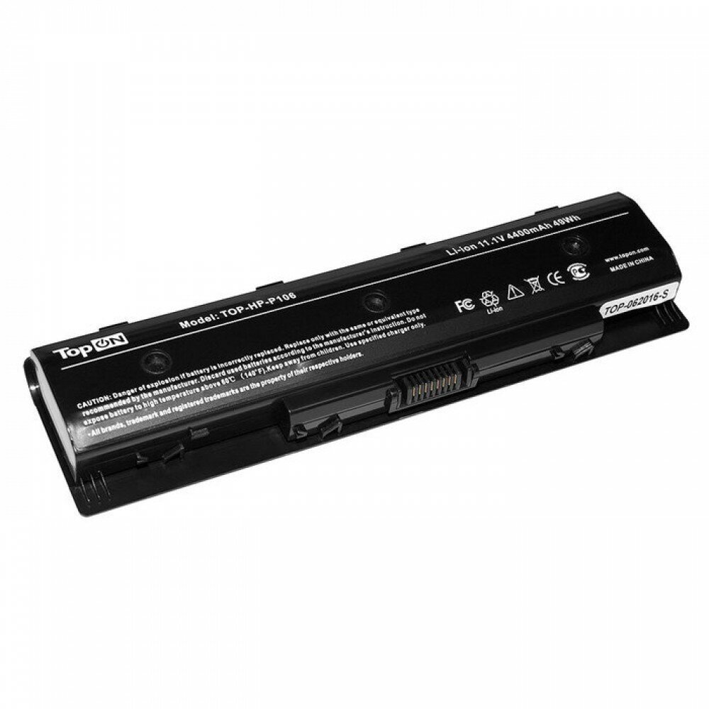 Аккумулятор TopON TOP-HP-P106 для HP P106 , HP Envy 14, 15, 17 Series, HP Pavilion 14, 15, 17 Series - 11.1V 4400mAh - фото №7