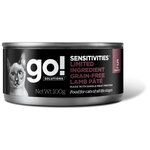 Go! Sensitivities Limited Ingredient Gf Lamb Pate Cf 1265032 (100 г) Консервы беззерновые с ягненком для кошек с чувствительным пищеварением - изображение