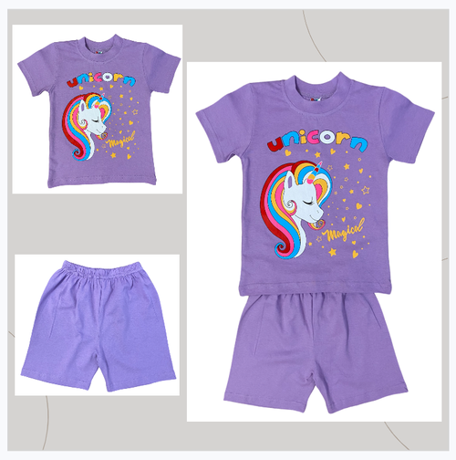 Комплект одежды Akzar Kids, размер 6, фиолетовый