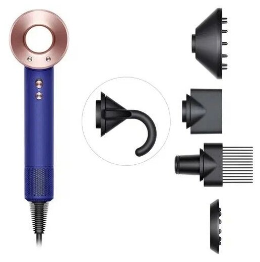 Фен Dyson Supersonic HD07 Gift Edition Vinca blue and Rose