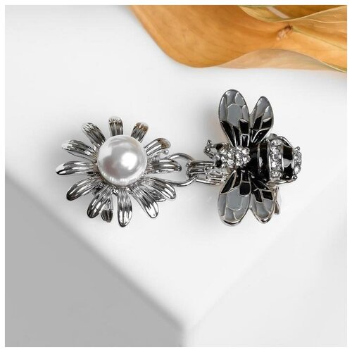 фото Зажим для платка queen fair, черный