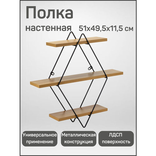 Полка настенная в стиле лофт