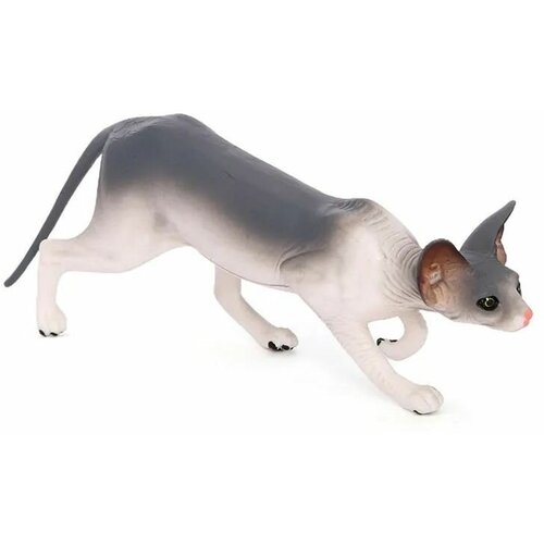 Реалистичная фигурка кошки Белая Персидская кошка