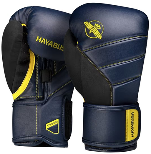 Боксерские перчатки Hayabusa T3 Navy/Yellow