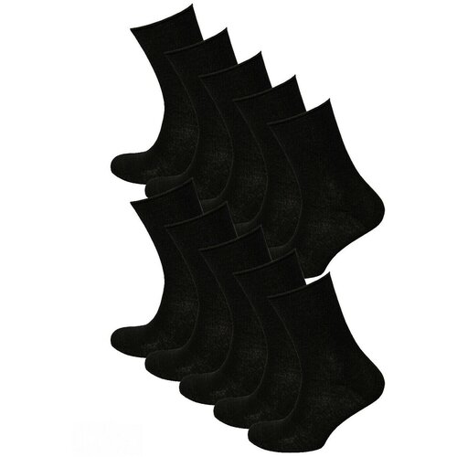 Носки STATUS, 10 пар, размер 29-31, черный носки мужские status махровые пш без резинки 5 пар цвет черный размер 29 31