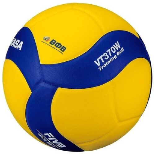 фото Волейбольный мяч mikasa vt370w желтый/синий