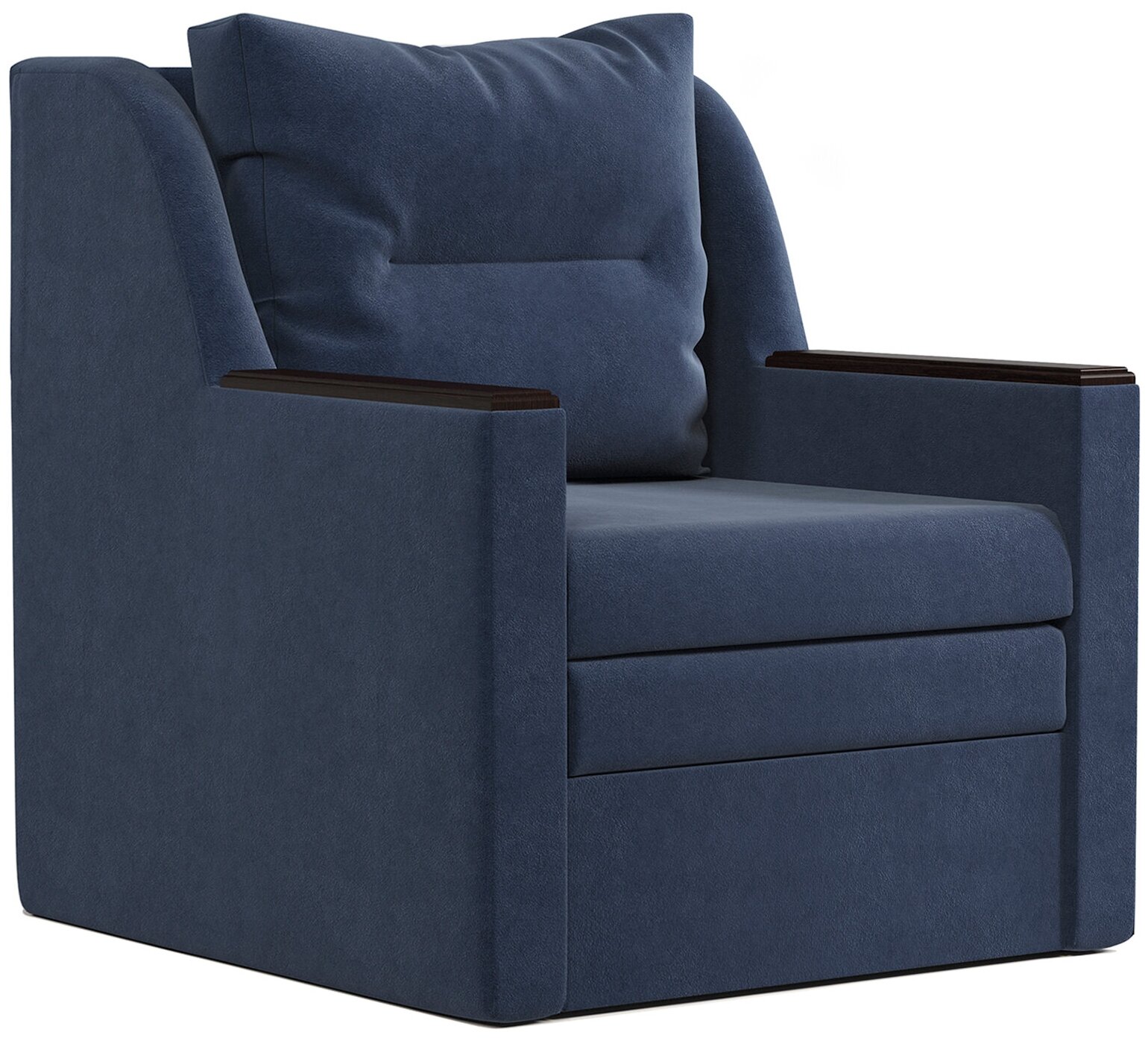 фото Кресло-кровать Шарм-Дизайн Соло велюр Дрим шоколад