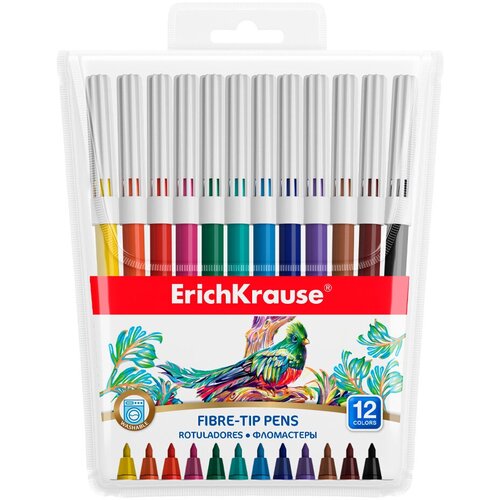 Фломастеры 12 цв Erichkrause Washable 53364