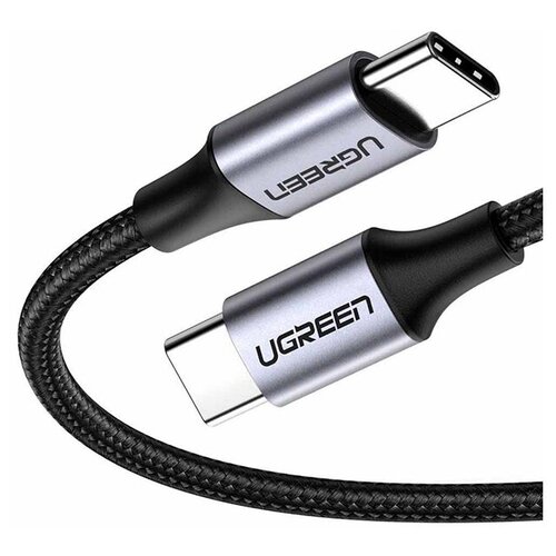 Аксессуар Ugreen US261 Type-C - Type-C 2m Black 50152 кабель ugreen us171 60746 usb c to lightning cable m m nickel plating abs shell 0 25м белый