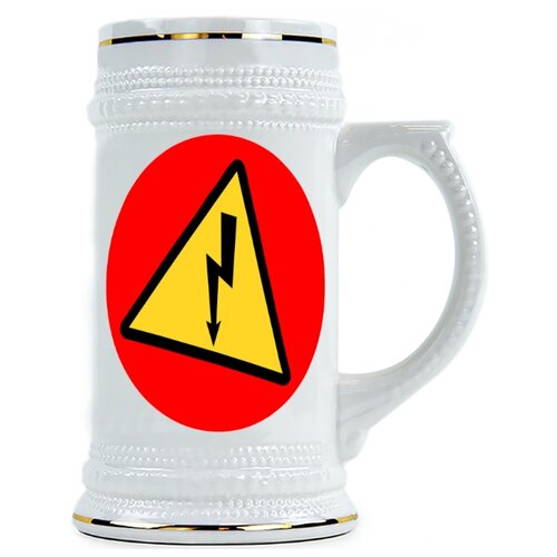 фото Пивная кружка знак электричество drabs