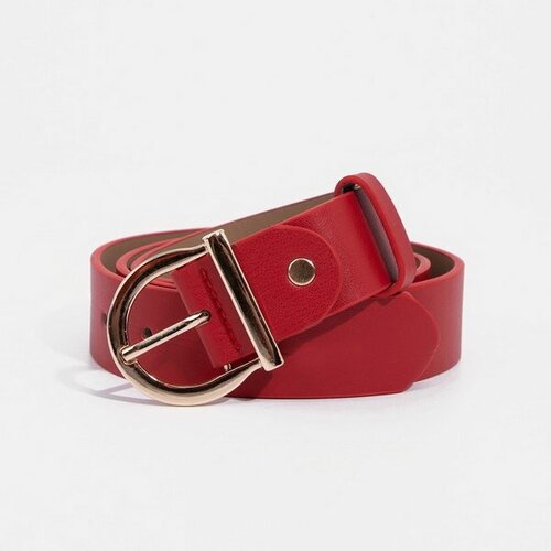 фото Ремень сима-ленд, размер 105, красный сима-лэнд