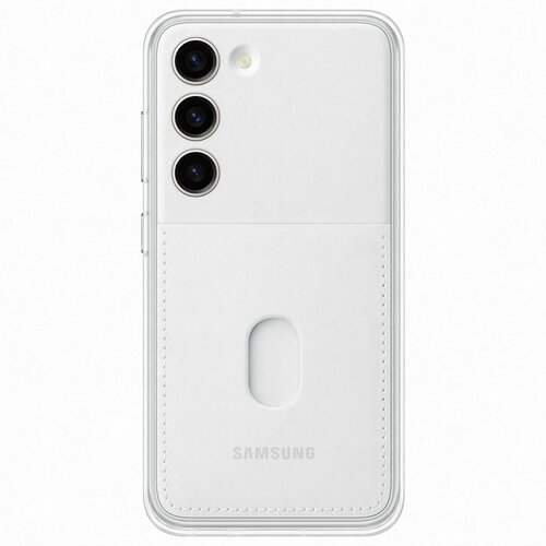 чехол флип кейс lazarr frame case для samsung galaxy s4 gt i 9500 красный Чехол Samsung Frame Case для Galaxy S23 White