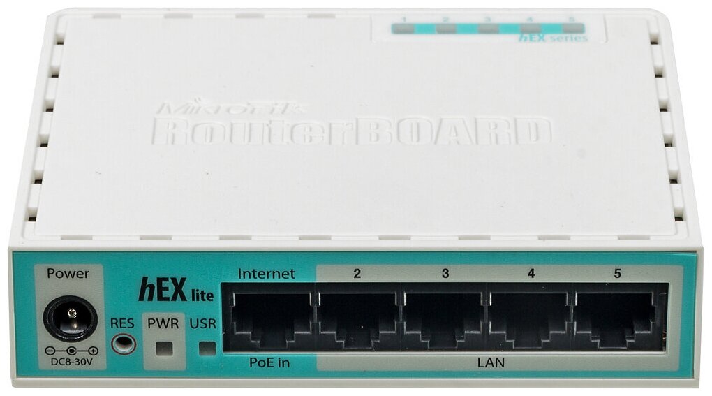 Роутер MIKROTIK hEX lite, белый [rb750r2] - фотография № 5