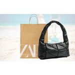 Женская сумка черная Zara - изображение