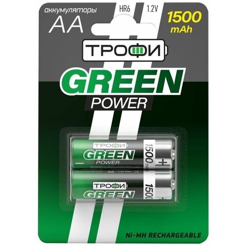 Аккумуляторная батарея Трофи HR6-2BL AA 1500mAh 2шт.