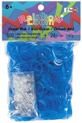 Резинки для плетения браслетов Rainbow Loom Голубой Ocean Blue (B0061)