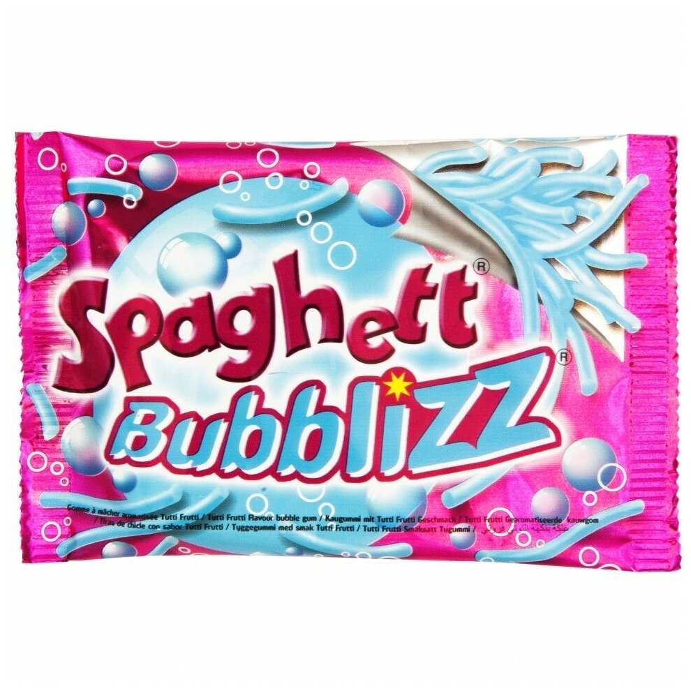 Жевательная резинка Spaghetti Bubblizz 35 грамм - фотография № 6