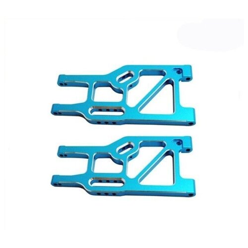 Рычаг подвески HSP 860002N, 2 шт., голубой 2pcs front lower suspension arm al for 1 18 hsp rc model car