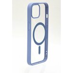 Чехол MagSafe для Apple iPhone 11 / чехол на айфон 11 прозрачный голубой - изображение