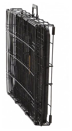 Клетка MidWest iCrate для собак 76х48х53h см, 2 двери, черная - фотография № 2