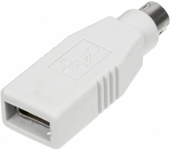 Переходник Ningbo PS/2 (m) USB A(f) серый