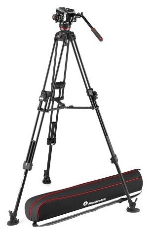 Видеоштатив Manfrotto MVK504XTWINFA (штатив MVTTWINFA + голова MVH504XAH) алюминиевый