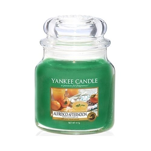 фото Yankee candle / свеча средняя в стеклянной банке полуденный пикник alfresco afternoon 411 гр / 65-90 часов