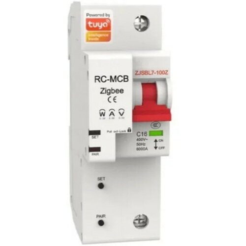 Умный выключатель MOES ZCB-SC-1P10, 10А, Zigbee, защита от перегрузки, голосовое управление, цвет белый умный выключатель moes zcb sc 1p10 10а zigbee защита от перегрузки голосовое управление цвет белый