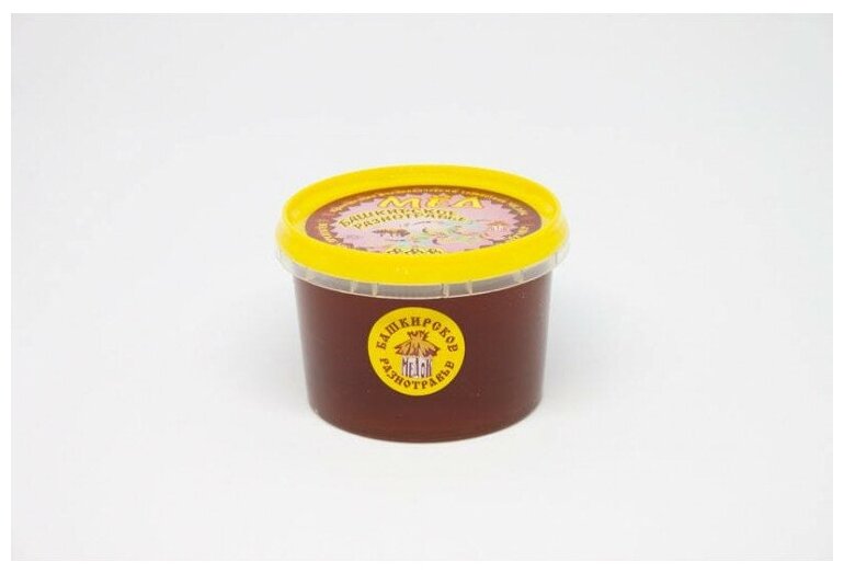 Натуральный Мёд "Башкирское разнотравие" - 350гр