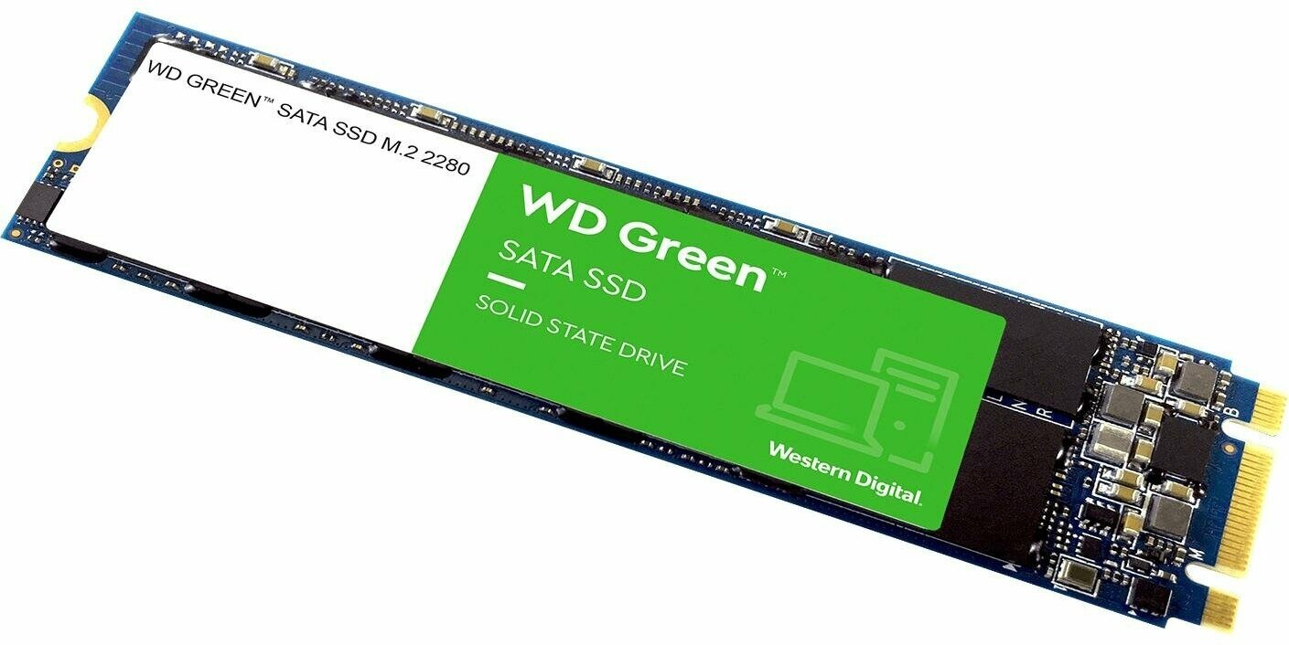 Накопитель SSD WD SATA2.5" 240GB SLC GREEN (WDS240G3G0B) - фото №2
