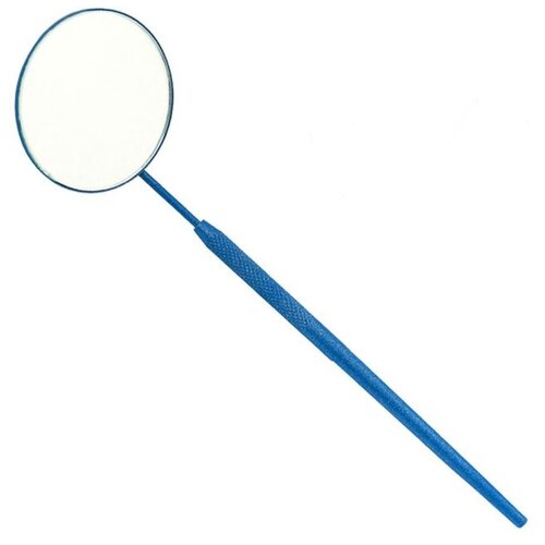 Зеркало лэшмейкера большое круглое (синяя)