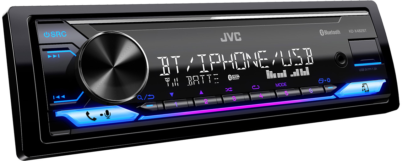 Автомобильный цифровой медиа-ресивер JVC KD-X482BT