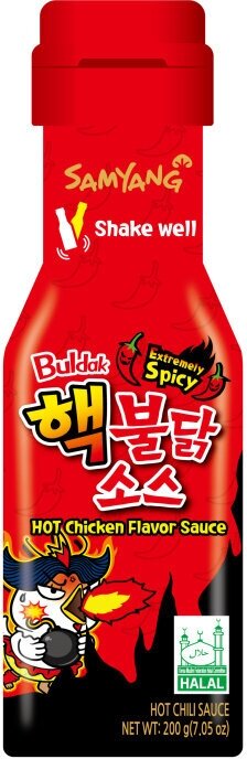 Экстремально острый соус со вкусом курицы Samyang Buldak Extremely spicy Hot Chicken Flavor Sauce 200 г