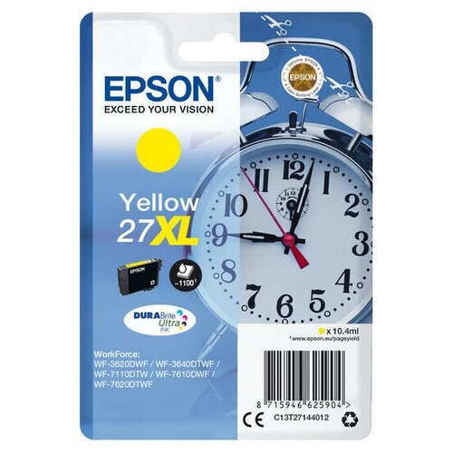 Картридж Epson 27XL - C13T27144022 струйный картридж Epson (C13T27144022) 10,4 мл, желтый