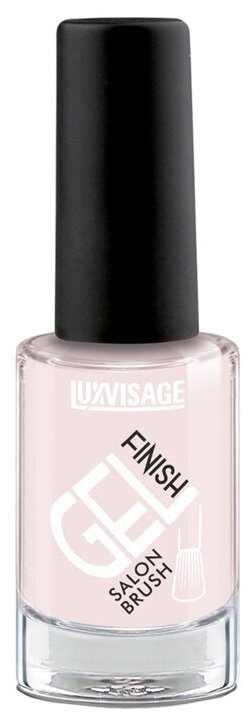 Лак для ногтей LUXVISAGE GEL finish тон 29(Бело-розовый ) 9г