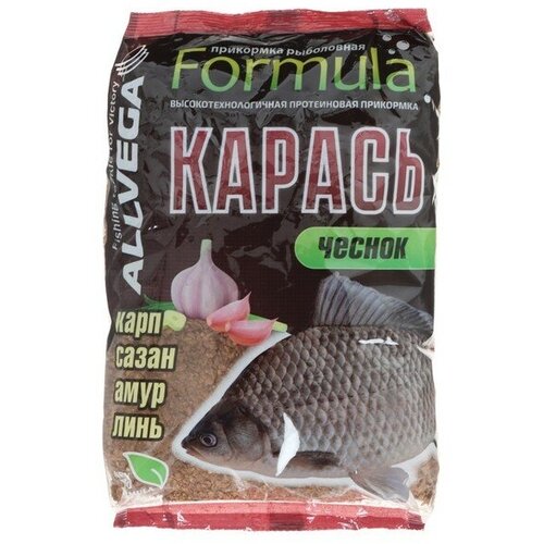 Прикормка Allvega Formula Carassin Gartic, карась чеснок, 900 г