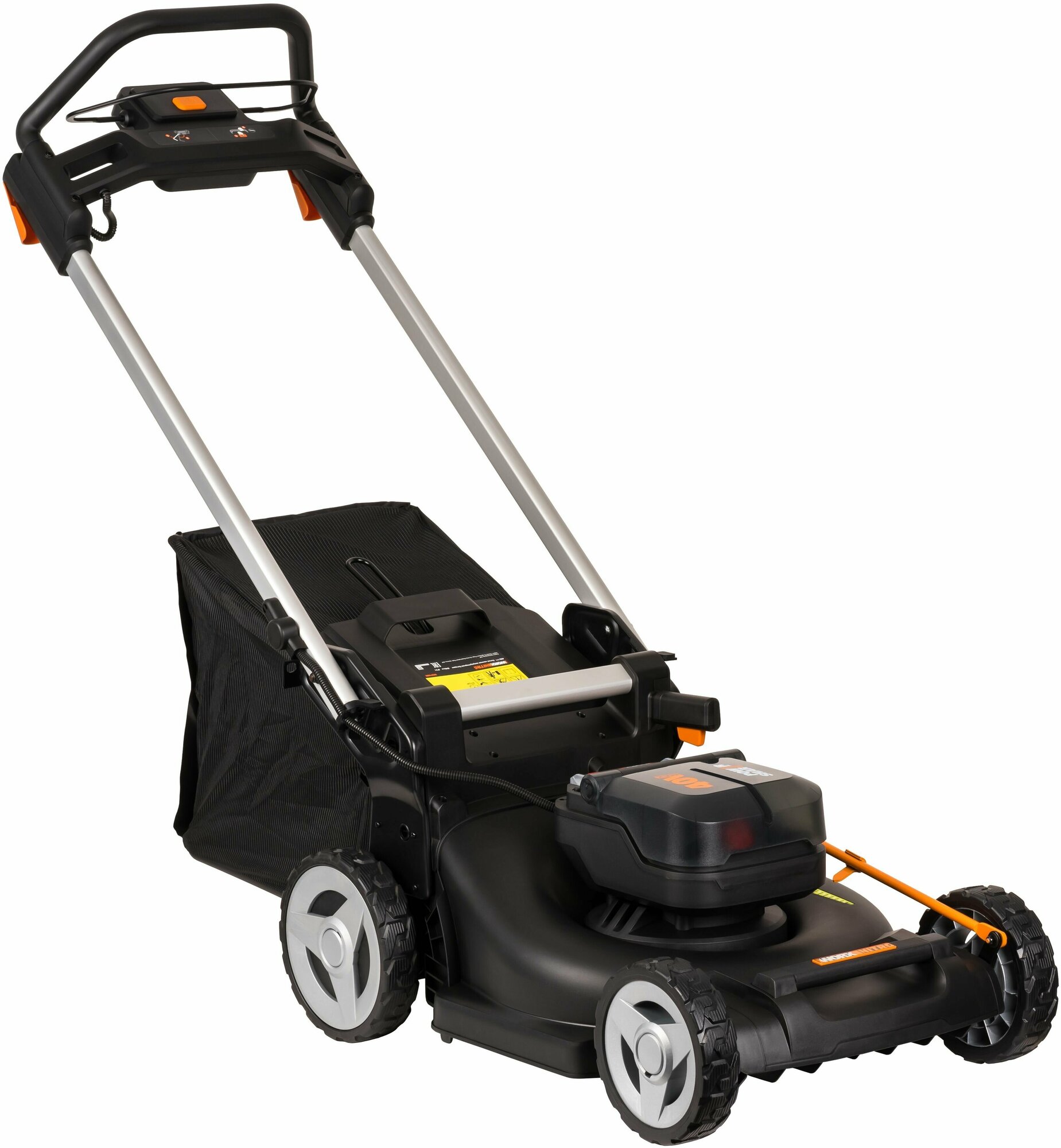Газонокосилка аккумуляторная WORX 40V 46 см - фото №6