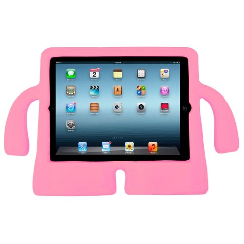 фото Чехол накладка ipad air/air2/pro 9.7 детский с ручками розовый gurdini